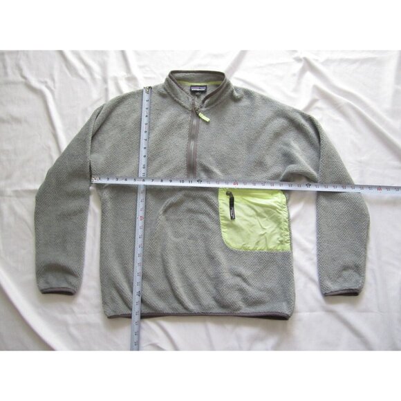 Men Patagonia Microdini 1/2 Zip Fleece Pullover Sweater Sz L (MT415) - Picture 4 of 8